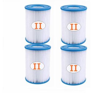 Memkey - 4 x Type ii swimming pool filter cartridges for Type ii filters for 58094