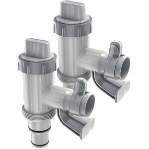 Tlily - Pool Hose Adapter, Swimming Replacement Parts Bracket and Plunger Valve for Above Ground