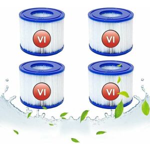 GOTRAYS Replacement Filter Cartridges for Bestway vi, Cartridge Filter vi for Lay-Z-Spa Miami, for Vegas, for Monaco-Size, Hot Tub Filter, for Bestway 58323,