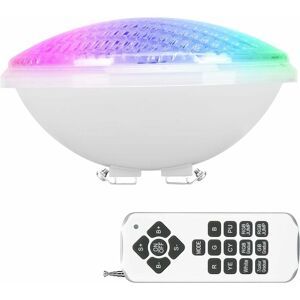 TINOR Rgbw 45W PAR56 Pool Light, led Pool Spotlight Waterproof IP68, led Submersible Pool Light 12V dc/ac, Multicolor Submersible Pool Light with Remote