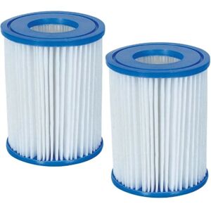 CYSLMUK Set of 2 Bestway II 136x106mm filter cartridges, swimming pool filter cartridges