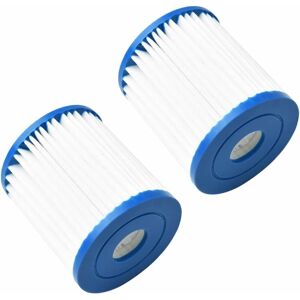 HÉLOISE Set of 2 Replacement Filter Cartridges Compatible with Intex 28601/28602 Filter Pumps, for Intex Type h 29007E Filter Cartridges, for Above Ground