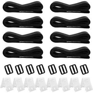 CYSLMUK Solar Pool Cover Fixing Kit, Solar Cover Reel Accessories Parasol Wheel Set Pool Cover Tightening Straps, for Pool Covers