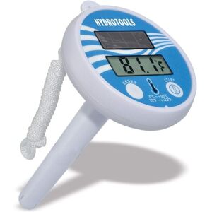 COOCHEER Solar Powered Digital lcd Thermometer, Large, Floating, Easy to Read, Shatterproof, Water Temperature, Suitable for Outdoor and Indoor Pools, Spas,
