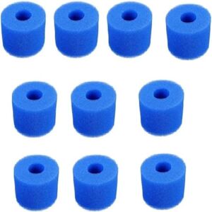 Sollbry - Filter Sponge Type S1 Swimming Pool Filters Foam,10pcs Reusable and Washable Filter Cartridge for Intex Type S1 for Swimming Pool,