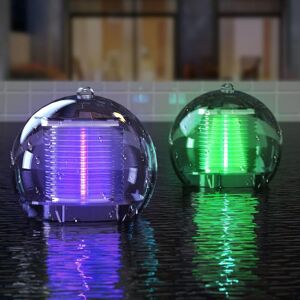 MEMKEY Pool Lights, Solar Pool Floating Light, 7 Colors Changing LED Water Feature Lighting for Garden, Patio, Gallery or Pool (2 Pack)