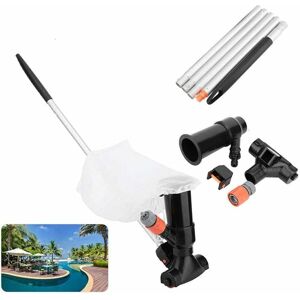 Héloise - Swimming Pool Vacuum Cleaner Jet 5 Pole Sections Suction Nozzle Inlet Connector Portable Detachable Cleaning Tool