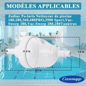 TINOR Upgraded Polaris G52 Relief Valve Replacement Kit Compatible with Zodiac 180 280 380 480 3900 Polaris Pool Cleaners Parts for Polaris Robot Pool(1Pcs)