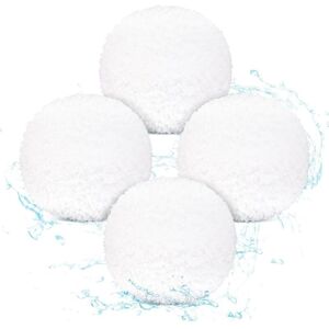COOCHEER 4 Pack Reusable Spa Oil Absorbing Balls, Washable Absorbent Sponges for Pool, Hot Tub, Spa, and Bathtub. COOCHEER 4 Pack Reusable Spa Oil Absorbing Balls, Washable Absorbent Sponges for Pool, Hot Tub, Spa, and Bathtub.