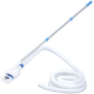 vidaXL Pool Vacuum Cleaner - Above Ground, White & Blue, Lightweight vidaXL Pool Vacuum Cleaner - Above Ground, White & Blue, Lightweight