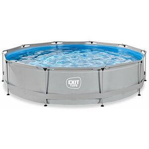 Simonrack - exit Soft Grey pool 12ft x 30in with filter pump - grey Simonrack - exit Soft Grey pool 12ft x 30in with filter pump - grey