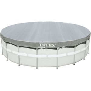 Pool Cover Deluxe Round 549 cm 28041 Intex Grey Pool Cover Deluxe Round 549 cm 28041 Intex Grey