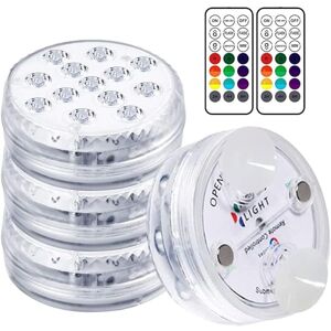 TINOR Led Pool Lights Submersible led Lights, Lighting Time 30-50 Hours IP68 Waterproof 16 rgb Colors Changing Decorative Lamps for Aquariums Bathtub, TINOR Led Pool Lights Submersible led Lights, Lighting Time 30-50 Hours IP68 Waterproof 16 rgb Colors Changing Decorative Lamps for Aquariums Bathtub,