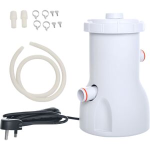 Outsunny Swimming Pool Filter Pump with Cartridge for 13'-15' Above Ground Pools Outsunny Swimming Pool Filter Pump with Cartridge for 13'-15' Above Ground Pools