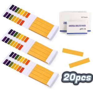 COOCHEER pH Strip, 240 pH Value Test Strips, Measuring Range 1-14, Litmus Test Paper for Aquariums Saliva Water Soil Test (20x Pack of 80) COOCHEER pH Strip, 240 pH Value Test Strips, Measuring Range 1-14, Litmus Test Paper for Aquariums Saliva Water Soil Test (20x Pack of 80)