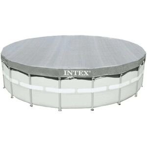 Intex Blue Pool Cover - UV Resistant, Fits 488cm Pool - Deluxe Round Intex Blue Pool Cover - UV Resistant, Fits 488cm Pool - Deluxe Round