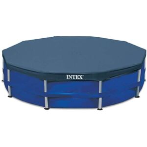 Intex Blue Round Pool Cover - 366 cm - Swimming Pool Cover Intex Blue Round Pool Cover - 366 cm - Swimming Pool Cover
