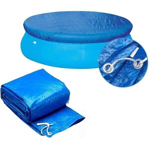 COOCHEER Round pool cover, tubular pool cover, above ground pool cover, inflatable pool cover (183 cm/6 ft) COOCHEER Round pool cover, tubular pool cover, above ground pool cover, inflatable pool cover (183 cm/6 ft)