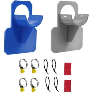 COOCHEER Swimming Pool Hose Holder - Swimming Pool Hose Accessories with Puncture, Tear and Tensile Strength (30-37mm)/One Blue and One Gray COOCHEER Swimming Pool Hose Holder - Swimming Pool Hose Accessories with Puncture, Tear and Tensile Strength (30-37mm)/One Blue and One Gray