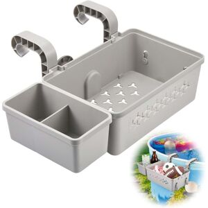 COOCHEER Swimming pool storage basket set includes plastic swimming pool basket, cup holder, multi-function swimming pool accessories suitable for above COOCHEER Swimming pool storage basket set includes plastic swimming pool basket, cup holder, multi-function swimming pool accessories suitable for above