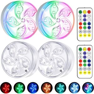 HÉLOISE Waterproof led Submersible Lights, IP68 rgb led Lights with Suction Cup Magnets and rf Remote Control, Underwater led Lights for Vase Pool Aquarium HÉLOISE Waterproof led Submersible Lights, IP68 rgb led Lights with Suction Cup Magnets and rf Remote Control, Underwater led Lights for Vase Pool Aquarium