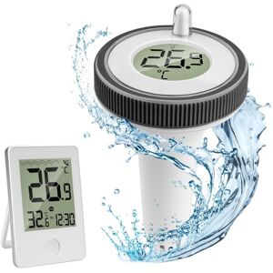 IKODM Wireless Pool Thermometer, Wireless Floating Digital Pool Thermometer, IP67 Waterproof Pool Thermometer, Indoor Outdoor Water Thermometer for IKODM Wireless Pool Thermometer, Wireless Floating Digital Pool Thermometer, IP67 Waterproof Pool Thermometer, Indoor Outdoor Water Thermometer for