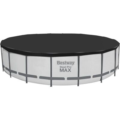 Flowclear Fast Set Pool Cover 555 cm Bestway Black Flowclear Fast Set Pool Cover 555 cm Bestway Black
