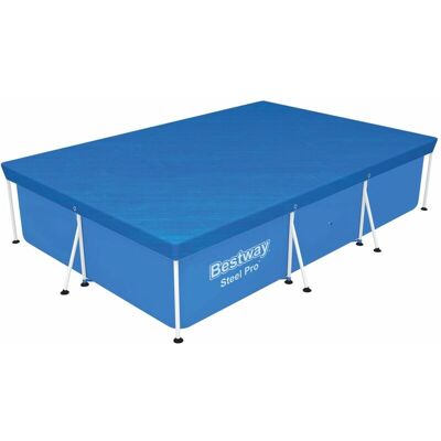 Bestway Pool Cover - 304x205x66 cm - Prevents debris, algae growth, water accumulation Bestway Pool Cover - 304x205x66 cm - Prevents debris, algae growth, water accumulation
