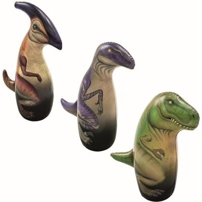 Dinosaur Punch Bag - Bestway - 102x30 cm - Green - PVC - 290 g - Size L - Built-in Light Dinosaur Punch Bag - Bestway - 102x30 cm - Green - PVC - 290 g - Size L - Built-in Light