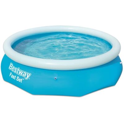 vidaXL Bestway Fast Set Inflatable Round Pool - Inflatable Pool vidaXL Bestway Fast Set Inflatable Round Pool - Inflatable Pool