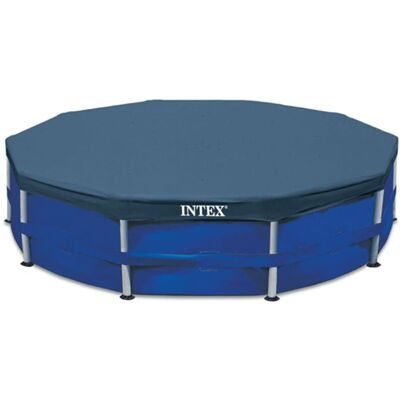 Intex Pool Cover - 457cm Diameter - Blue - Keeps Pool Clean Intex Pool Cover - 457cm Diameter - Blue - Keeps Pool Clean