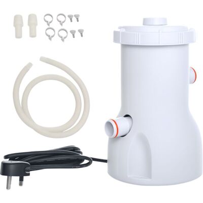 Outsunny Swimming Pool Filter Pump with Cartridge for 13'-15' Above Ground Pools Outsunny Swimming Pool Filter Pump with Cartridge for 13'-15' Above Ground Pools