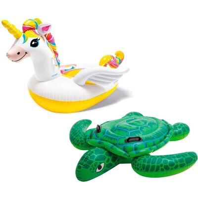 Intex Unicorn And Sea Turtle Swimming Pool Ride-on Intex Unicorn And Sea Turtle Swimming Pool Ride-on