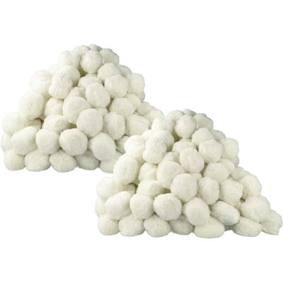 vhbw Pool Filter System - Replacement Filter Balls 2x 1000g - White vhbw Pool Filter System - Replacement Filter Balls 2x 1000g - White
