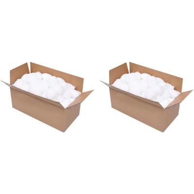 vidaXL Odor Removal Pool Filter Balls - 1400 g White vidaXL Odor Removal Pool Filter Balls - 1400 g White