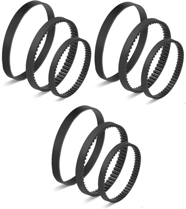 TLILY 9pcs Replacement Belt Set for ProHeat 2X Revolution Carpet Cleaner 1986, 1964, 2007, 2007P Series