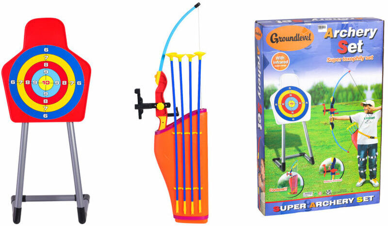 GROUNDLEVEL Archery Garden Game with Laser Sight Set