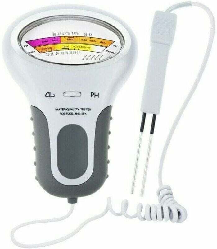 Tonchean - Water Quality Test Digital ph Chlorine Tester Swimming Pool Water Analysis (No Battery)