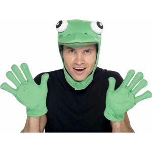 Smiffys - Frog Kit Green with Hood & Gloves [22164]