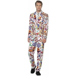 SMIFFYS Groovy Suit with Jacket Trousers & Tie [24592XL]