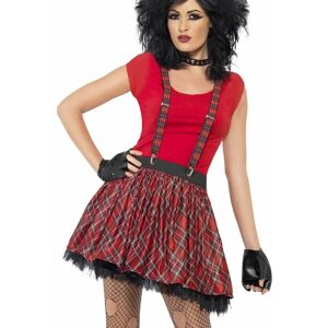 Smiffys - Punk Kit Tartan with Tutu Braces and Fingerless Gloves [35520]