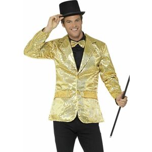 SMIFFYS Sequin Jacket Mens Gold [21163XL]