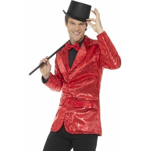 SMIFFYS Sequin Jacket Mens Red [46983XL]