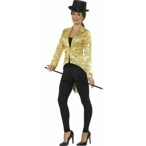 SMIFFYS Sequin Tailcoat Jacket Ladies Gold [21229M]