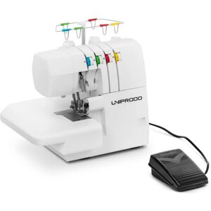 UNIPRODO Overlocker Sewing Machine - 1100 stitches per minute - LED Overlocker sewing machine Overlock machine