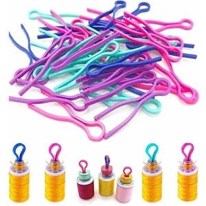 TEHTUY 100 pieces bobbin holders, bobbin thread clips, bobbin buddies sewing machine accessories to hold bobbin thread tails under control TEHTUY 100 pieces bobbin holders, bobbin thread clips, bobbin buddies sewing machine accessories to hold bobbin thread tails under control