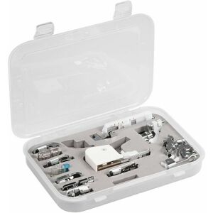 HOOPZI 15pcs Sewing Machine Presser Feet Set Walking Foot Kit for Brother Singer Household Sewing Machine HOOPZI 15pcs Sewing Machine Presser Feet Set Walking Foot Kit for Brother Singer Household Sewing Machine