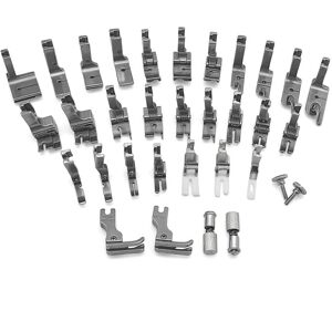 TLILY 31 PCS Presser Foot Set 2 Change Screw Auxiliary Upper Feet Device for Singer Brother Juki Industrial Sewing Machine TLILY 31 PCS Presser Foot Set 2 Change Screw Auxiliary Upper Feet Device for Singer Brother Juki Industrial Sewing Machine