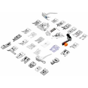 Rose - 32pcs Sewing Machine Presser Foot Set Household Sewing Accessories Rose - 32pcs Sewing Machine Presser Foot Set Household Sewing Accessories