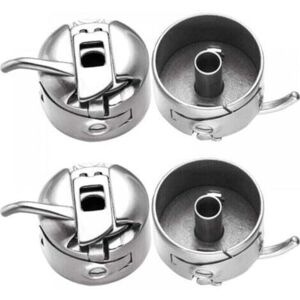 TORMATOR 4-piece bobbin case for front-loading sewing machines, suitable for domestic sewing machines TORMATOR 4-piece bobbin case for front-loading sewing machines, suitable for domestic sewing machines